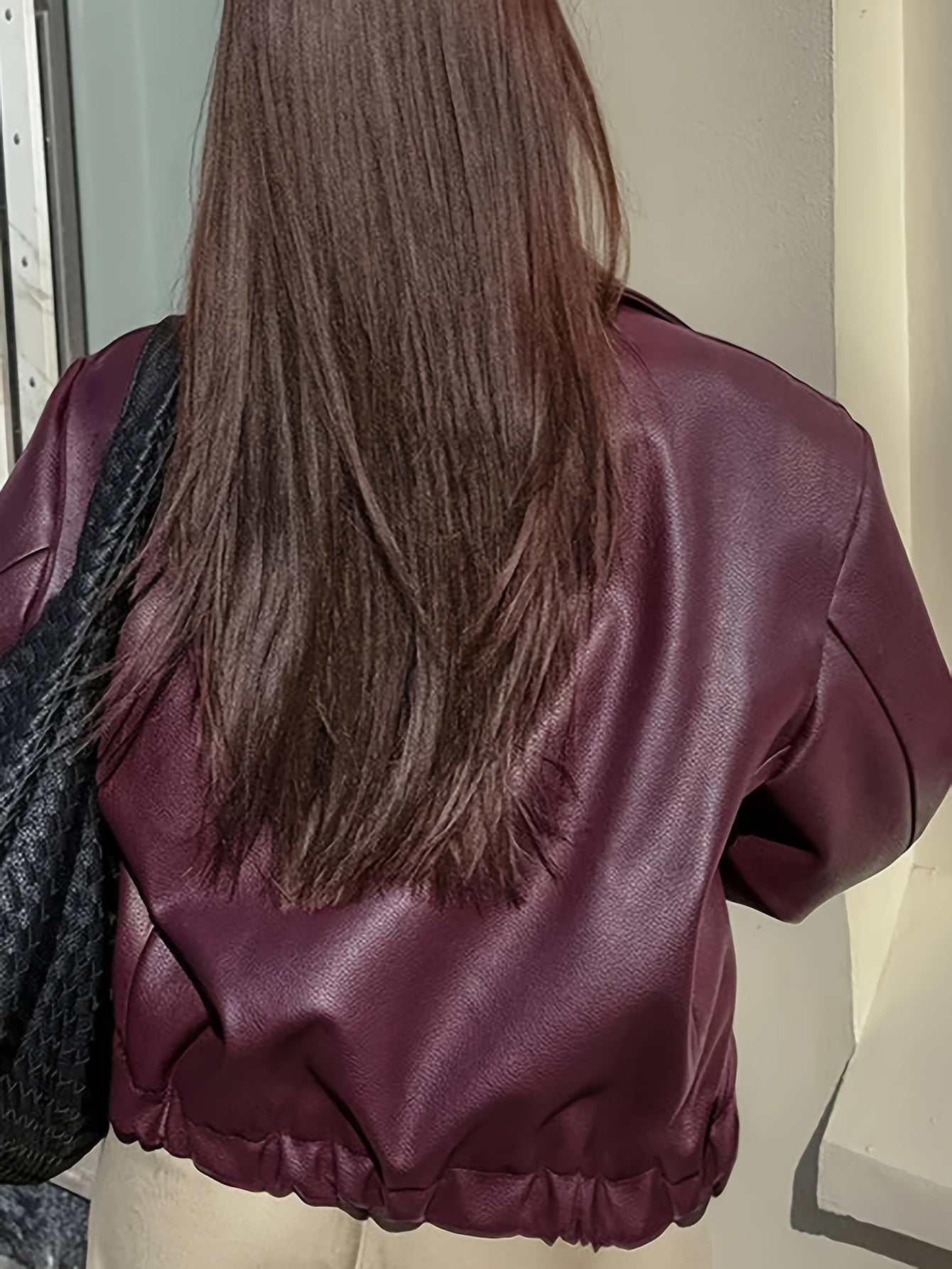 Chaqueta de Cuero Sintético Vintage – Estilo Atemporal con Actitud