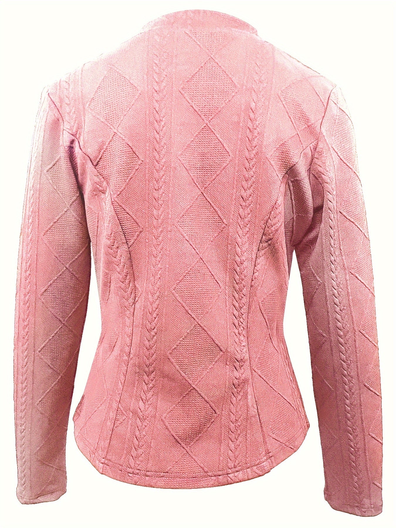 Chaqueta de Punto Texturizado – Elegancia Cómoda para los Días Fríos