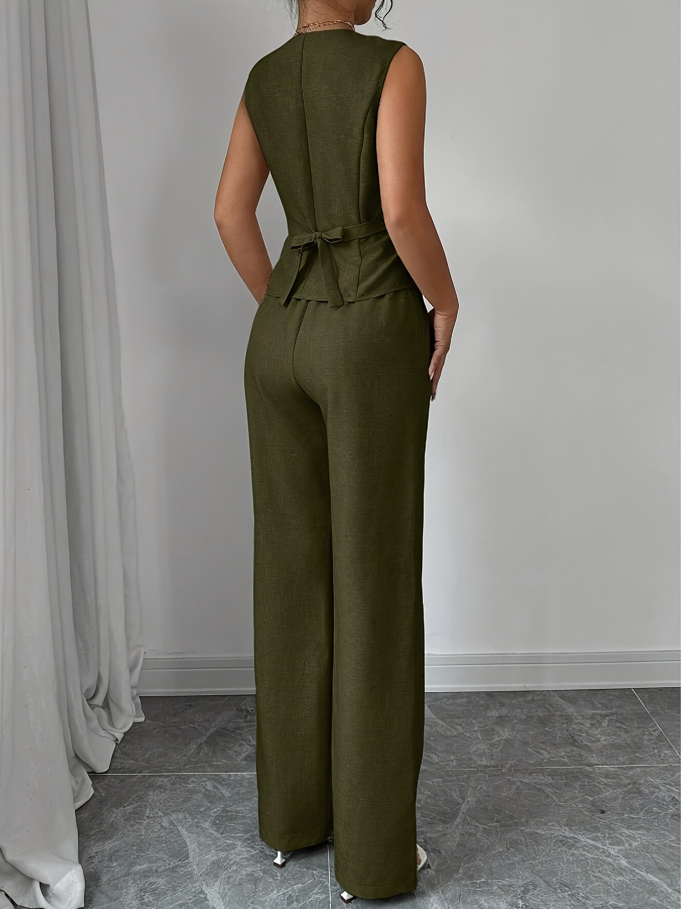 Conjunto Elegante 2 Piezas: Cárdigan + Pantalón para un Estilo Cómodo y Sofisticado