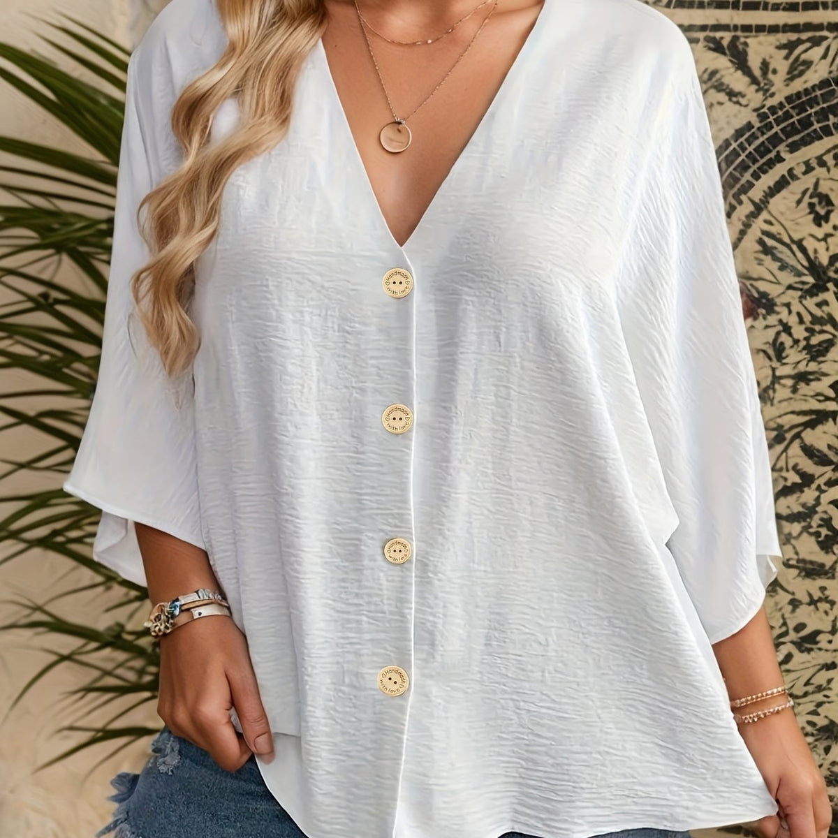 Blusa Casual con Botones – Elegancia y Comodidad Todo el Día