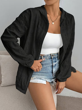 Chaqueta con Capucha Larga para Mujer – Estilo Casual y Funcionalidad Diaria