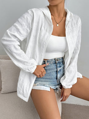 Chaqueta con Capucha Larga para Mujer – Estilo Casual y Funcionalidad Diaria
